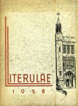 Cathedral Preparatory 1958 yearbook cover photo