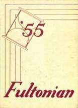 Fulton High School 1955 yearbook cover photo