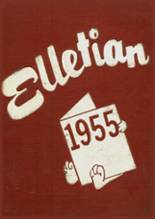 1955 Ellet High School Yearbook from Akron, Ohio cover image