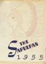 Sapulpa High School 1955 yearbook cover photo