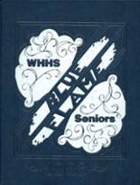 West Haven High School 1986 yearbook cover photo