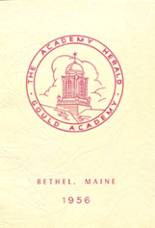 Gould Academy 1956 yearbook cover photo