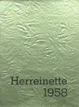 Herreid High School 1958 yearbook cover photo