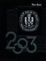 2003 Xavier High School Yearbook from Middletown, Connecticut cover image