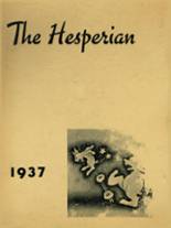 Hoquiam High School 1937 yearbook cover photo