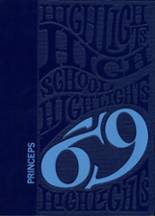 Princeton High School 1969 yearbook cover photo