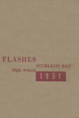 Sturgeon Bay High School 1951 yearbook cover photo