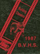 Butte Valley High School 1987 yearbook cover photo
