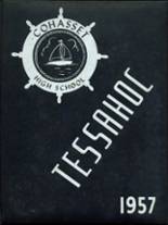 Cohasset High School 1957 yearbook cover photo