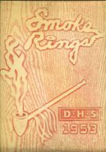 Duncan High School 1953 yearbook cover photo