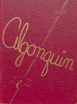Algonac High School 1955 yearbook cover photo