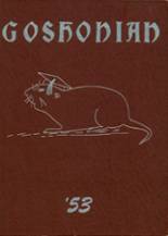 Goshen Union High School 1953 yearbook cover photo