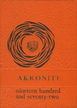 1972 Akron High School Yearbook from Akron, New York cover image