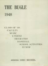Amana High School 1948 yearbook cover photo