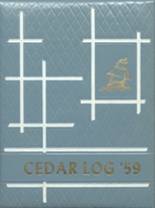 1959 Cedar Vale High School Yearbook from Cedar vale, Kansas cover image