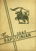 Bangor Christian High School 1947 yearbook cover photo