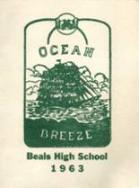 Jonesport-Beals High School 1963 yearbook cover photo