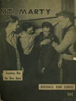 Rosedale High School 1942 yearbook cover photo