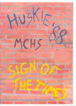 Mason City High School 1988 yearbook cover photo