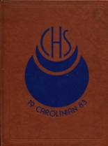 Carolina High School 1983 yearbook cover photo