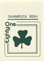 Shamrock High School 1981 yearbook cover photo
