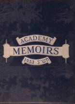 Chicago Jewish Academy 1953 yearbook cover photo