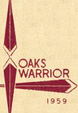 Oaks-Mission High School 1959 yearbook cover photo
