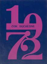 Duchesne High School 1972 yearbook cover photo