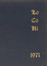 Lowndes County High School 1971 yearbook cover photo