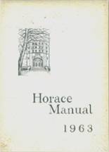 Mann High School 1963 yearbook cover photo