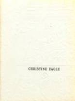 Christine High School 1953 yearbook cover photo