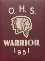 Osceola High School 1951 yearbook cover photo