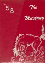 Denver City High School 1958 yearbook cover photo