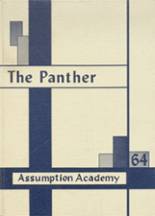 1964 Assumption Academy Yearbook from Chadron, Nebraska cover image