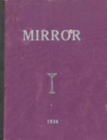 Merrillville High School 1934 yearbook cover photo