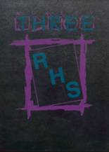 Rushville High School 1993 yearbook cover photo