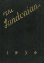 Landon High School 1939 yearbook cover photo