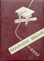 1957 Marion High School Yearbook from Marion, South Dakota cover image