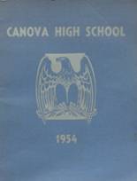 Canova High School 1954 yearbook cover photo