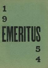 Emery High School 1954 yearbook cover photo