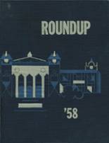 Roosevelt High School 1958 yearbook cover photo