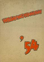 Washington High School 1954 yearbook cover photo
