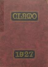Clayton High School 1927 yearbook cover photo