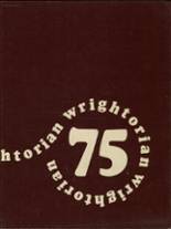 Julius T. Wright School for Girls 1975 yearbook cover photo