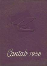 1958 Cambridge High School Yearbook from Cambridge, Ohio cover image