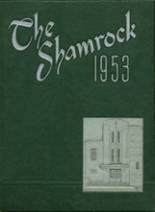 Pueblo Catholic High School 1953 yearbook cover photo