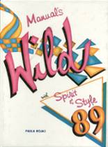 Manual Arts High School 1989 yearbook cover photo