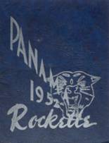 Panama High School 1952 yearbook cover photo