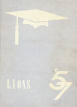 1957 Lyons-Muir High School Yearbook from Ionia, Michigan cover image