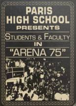 Paris High School 1975 yearbook cover photo